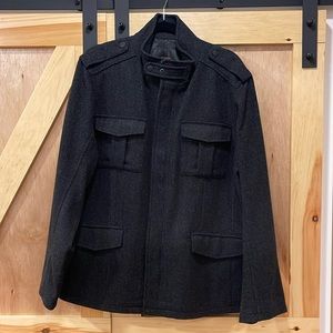 Ben Sherman 2XL Black Coat. Excellent condition, worn once or twice.